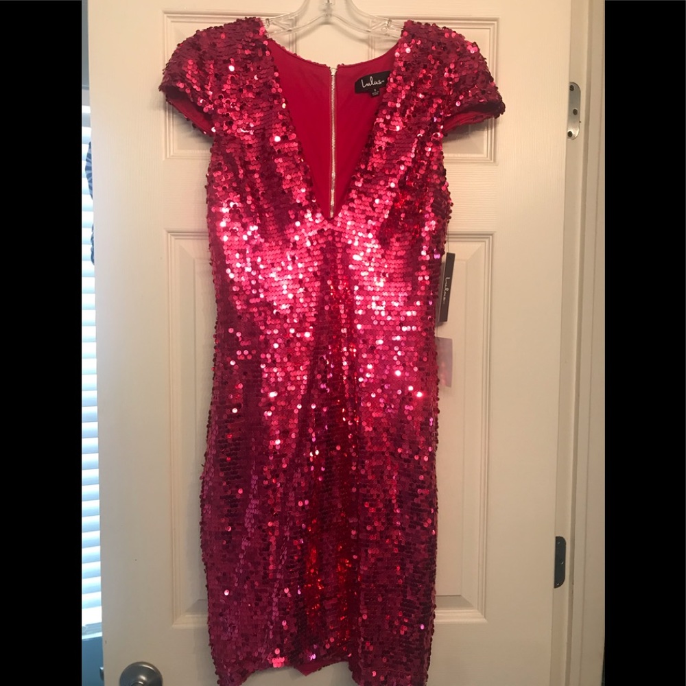 COPY - COPY - Lulus bodycon cap sleeve sequin minidress